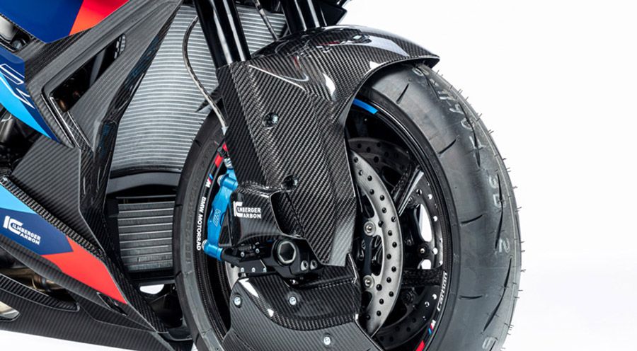 BMW S1000R (2021- ) Front carbon mudguard with integrated air ducts