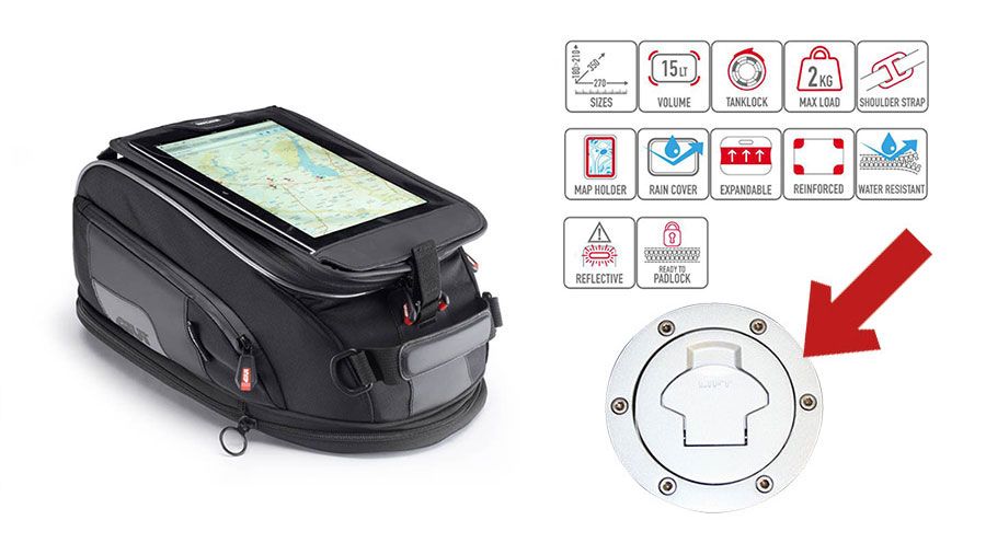 BMW R 1200 GS LC (2013-2018) & R 1200 GS Adventure LC (2014-2018) Tankbag XS307