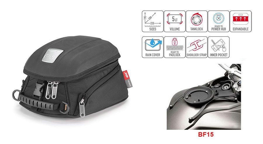 BMW F650GS (08-12), F700GS & F800GS (08-18) Tank bag MT505