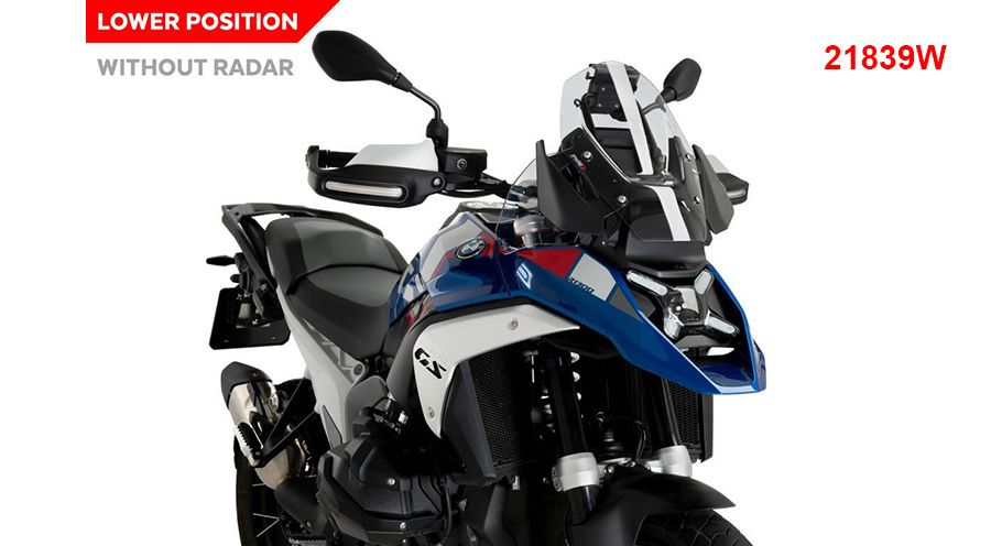 BMW R1300GS & Adventure Sport windshield R1300GS without ACC / radar