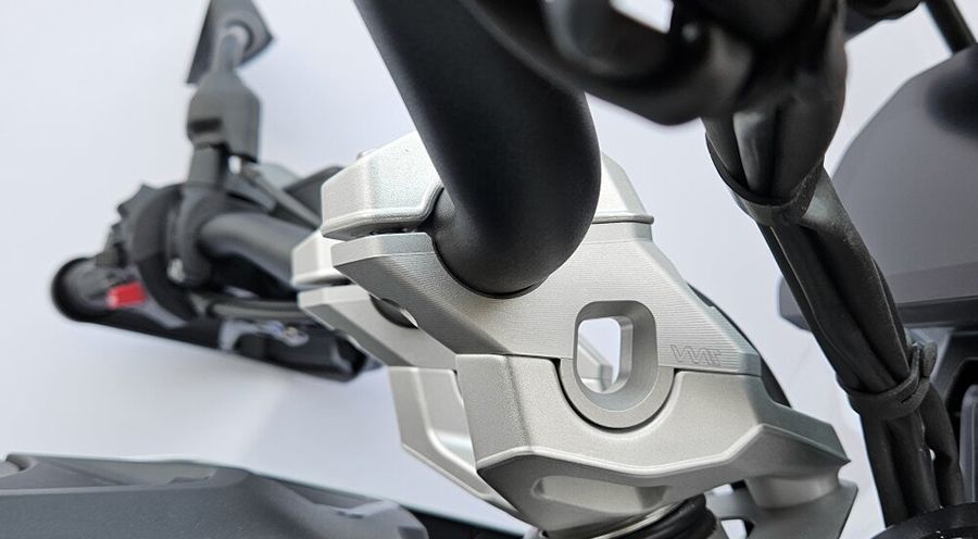 BMW R1300GS Handlebar Risers with Offset