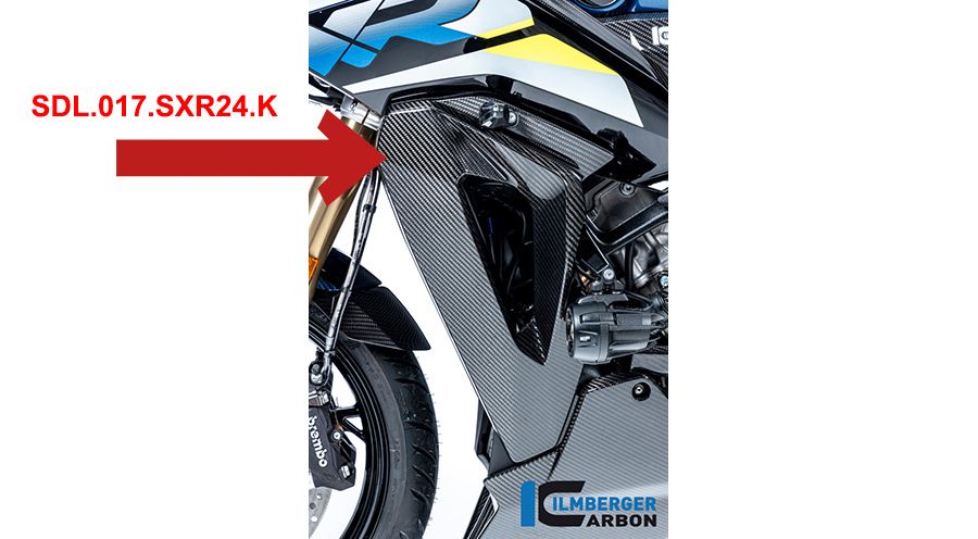 BMW S 1000 XR (2020- ) Carbon cover on the water cooler fairing