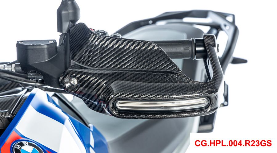 BMW R1300GS & Adventure Carbon hand guards big with openings for indicators