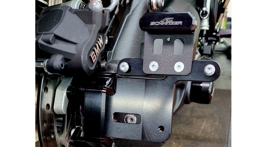 BMW R12nineT & R12 Lateral license plate holder