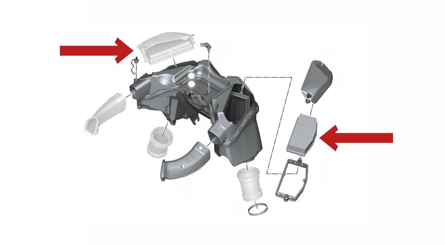 BMW R1300GS & Adventure Air filter