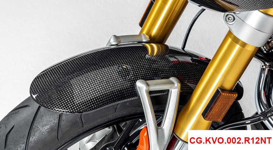BMW R12nineT, R12, R12S & R12G/S Front mudguard carbon