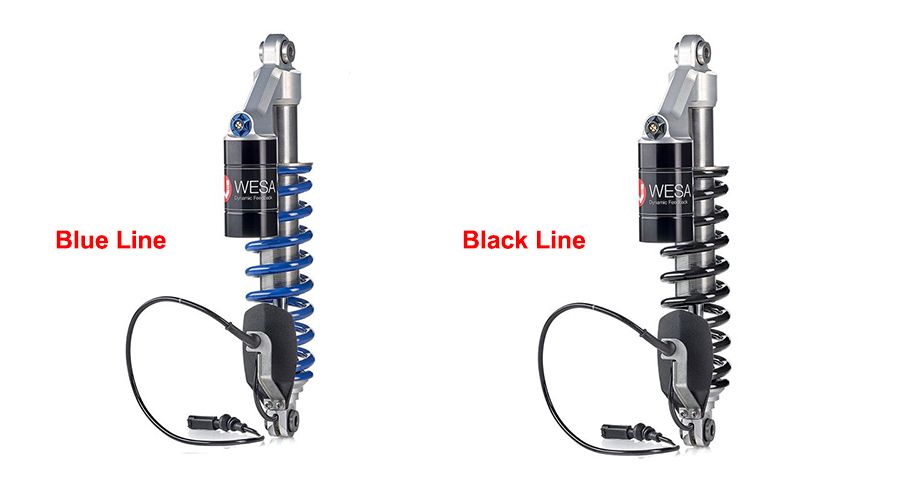 BMW R 1250 GS & R 1250 GS Adventure Wilbers Suspension type 635 Plug & Play WESA Dynamic Feedback front