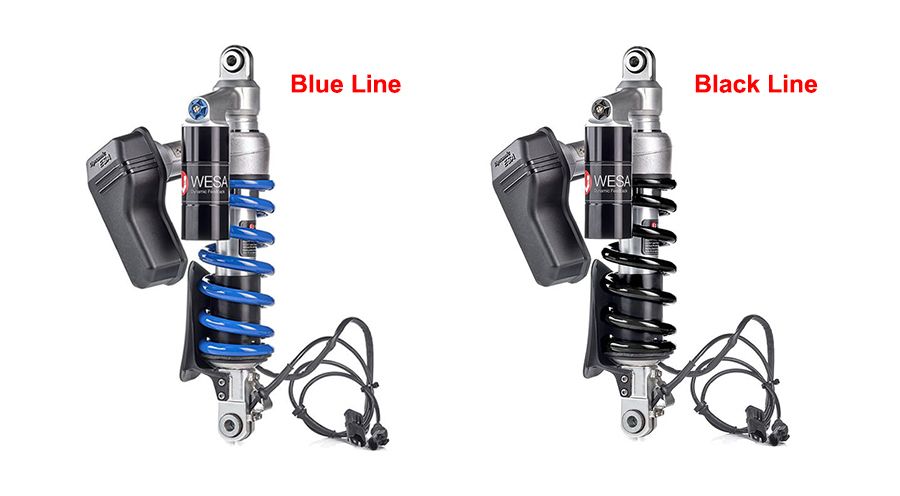 BMW R 1250 GS & R 1250 GS Adventure Wilbers Suspension type 645 Plug & Play WESA Dynamic Feedback rear