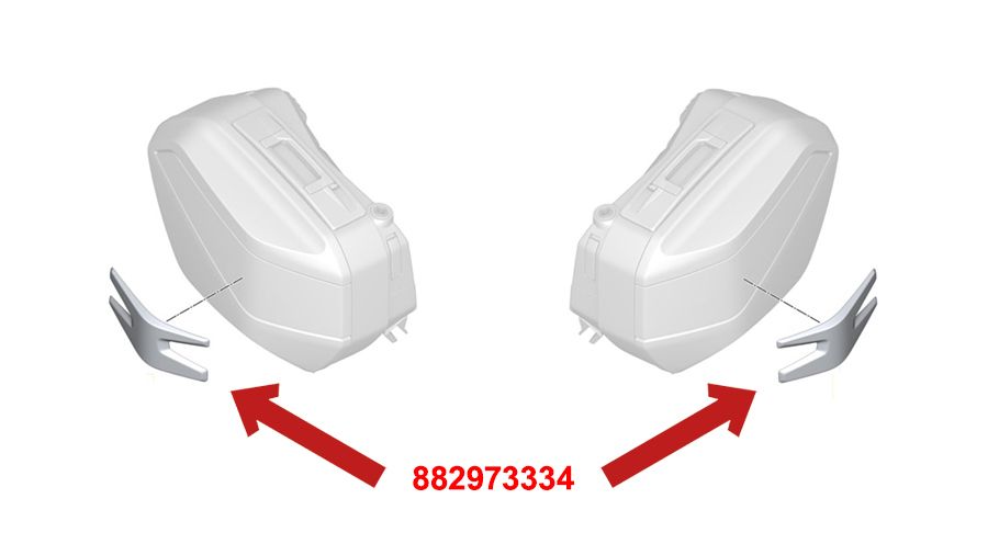 BMW R1300RT Protection for Touring cases