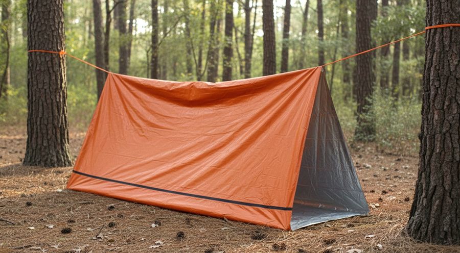 BMW F800R Emergency tent