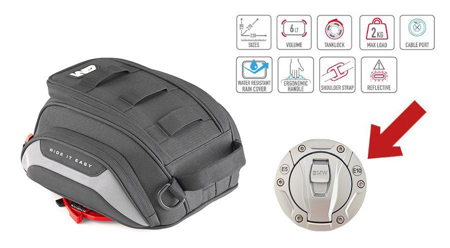BMW R1300GS & Adventure Tank bag Easy BAG