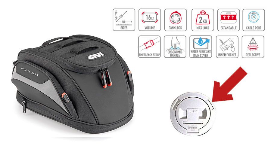 BMW S1000RR (2009-2018) Tank bag Easy-T