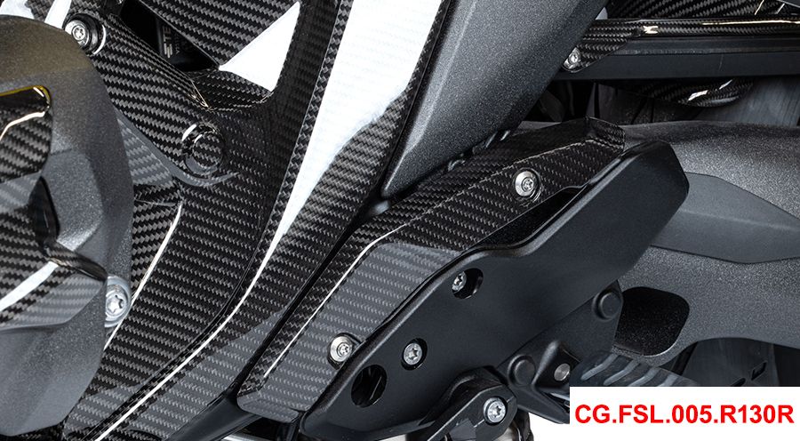 BMW R1300RS Carbon heel guard