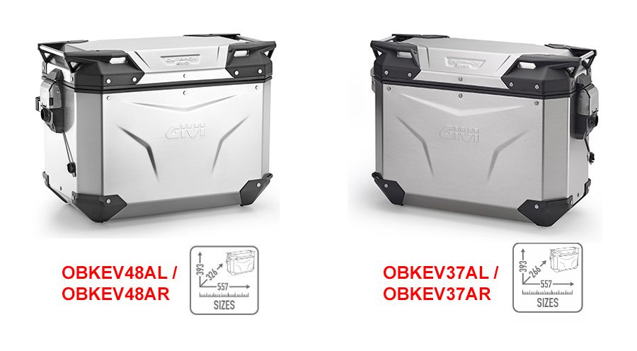 BMW R 1200 GS LC (2013-2018) & R 1200 GS Adventure LC (2014-2018) GIVI Trekker Outback EVO Smart cases