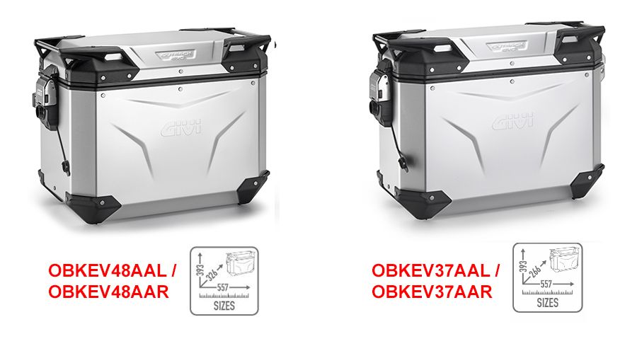 BMW F800GS (2024- ), F900GS & F900GS Adv GIVI Trekker Outback EVO Smart cases anodised
