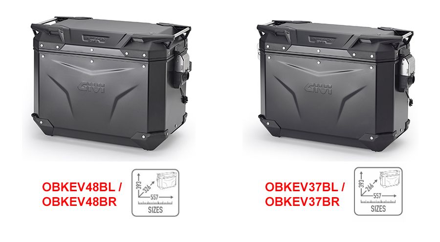 BMW F800GS (2024- ), F900GS & F900GS Adv GIVI Trekker Outback EVO Smart Cases black
