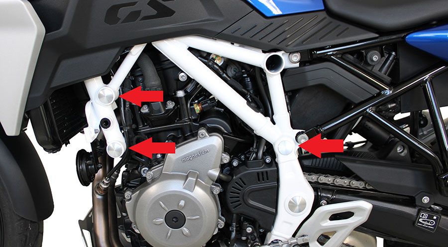 BMW F450GS Frame covers