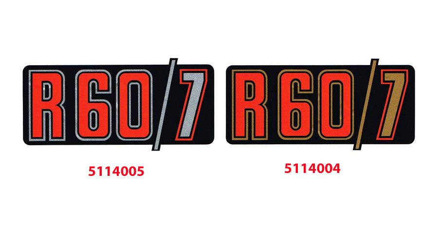 BMW R 100 Model Sticker R60/7