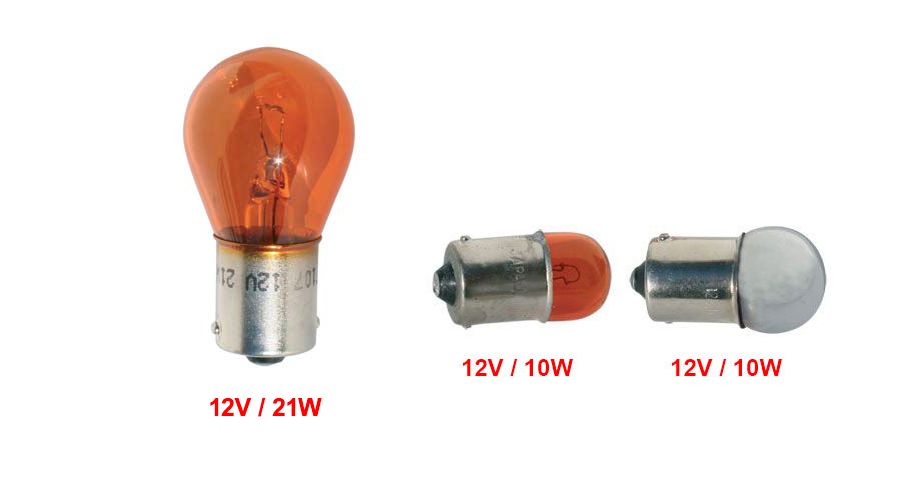 Indicator bulb for BMW R850C, R1200C
