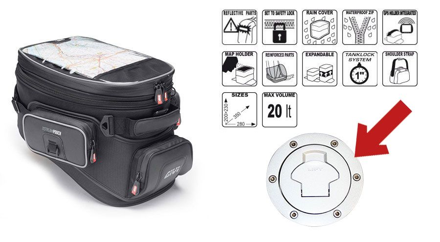 BMW R 1250 GS & R 1250 GS Adventure Tankbag XS308