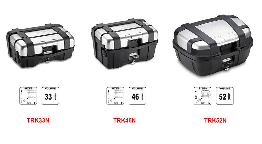 GIVI Trekker Topcase for BMW R 1200 GS LC (2013-2018) & R 1200 GS Adventure  LC (2014-2018)