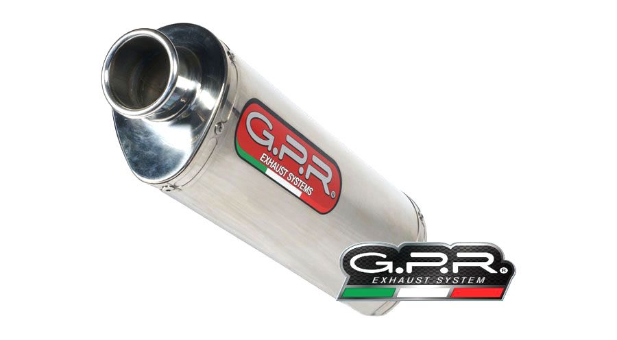 BMW F 650, CS, GS, ST, Dakar (1994-2007) GPR Slip On Exhaust Trevale Stainless Steel