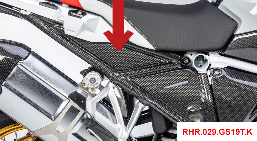 BMW R 1250 GS & R 1250 GS Adventure Carbon Subframe Cover right