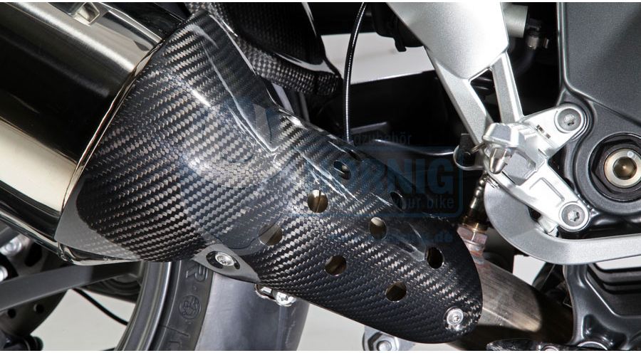 BMW K1300S Carbon Exhaust Protector