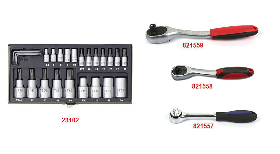 BMW F 650, CS, GS, ST, Dakar (1994-2007) Socket wrench set small