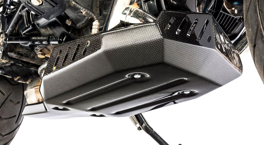 BMW R nine T Carbon Sump Guard - Undertray