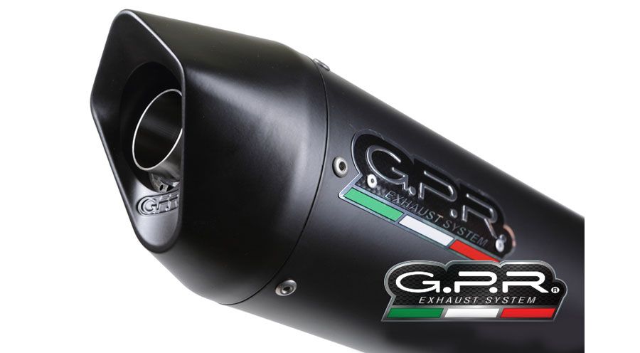 GPR Slip On Exhaust Furore Nero Italia for BMW R1200S 2006 2008