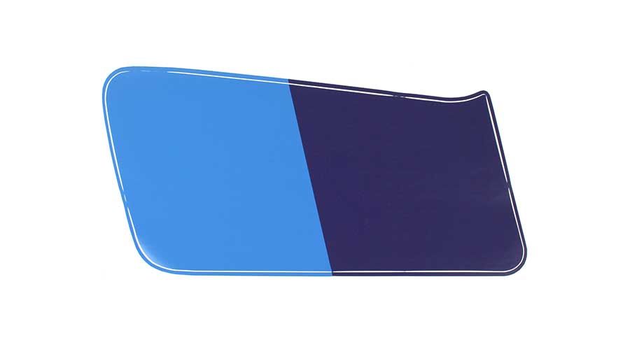 BMW R 80 Model Sticker blue-purple left side