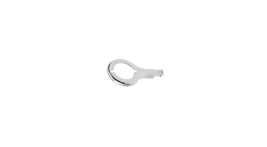 BMW R 80 Model Blinker holder, front, short, chrome-plated