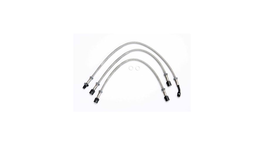 BMW R 100 Model Stainless-steel braided brake hose (3-piece)