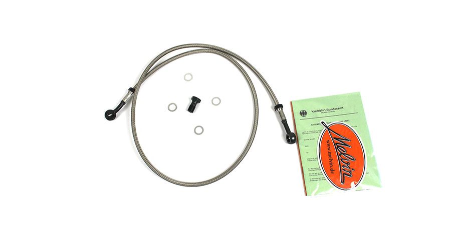 BMW R 100 Model Stainless-steel braided brake hose (one piece)