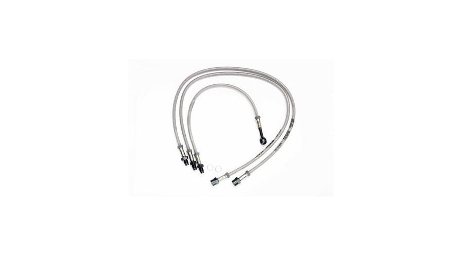 BMW R 80 Model Stainless-steel braided brake hose (3-piece)