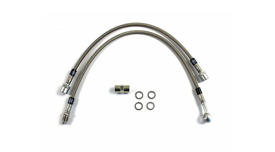 BMW R 100 Model Stainless-steel braided brake hose (2-piece)