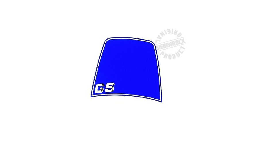 BMW R 80 Model Sticker for wind deflector, blue