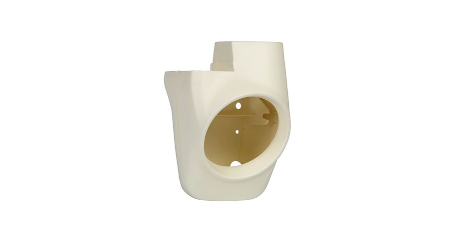BMW R 80 Model Headlight housing, complete, white