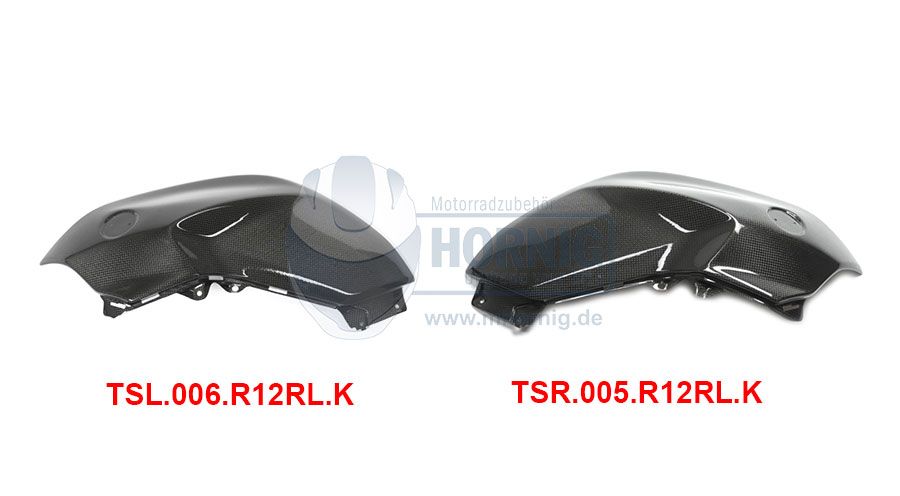 BMW R 1200 R, LC (2015-2018) Carbon Tank Side Cover