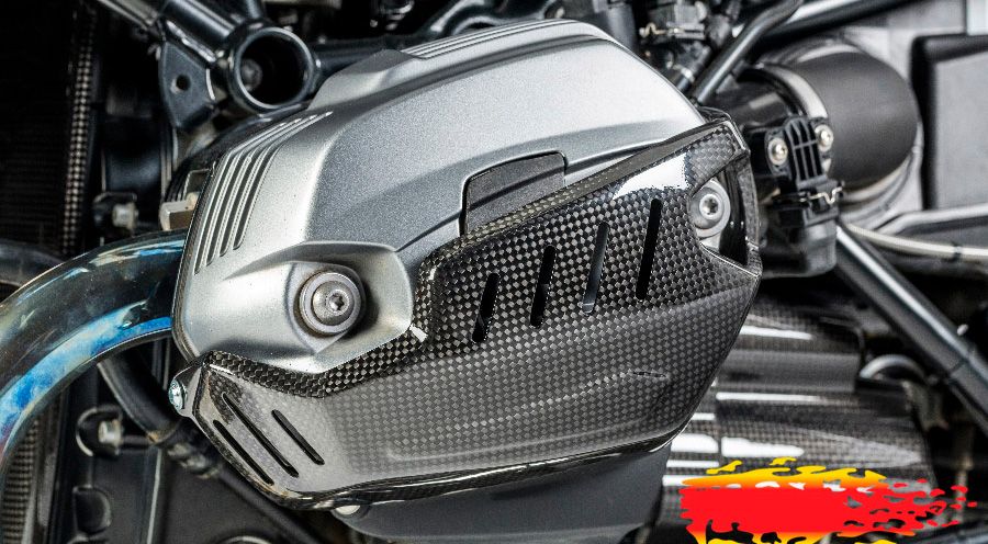 BMW R nine T Carbon Rocker Cover left