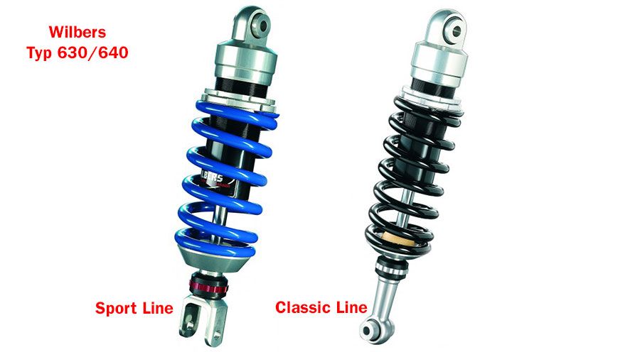 BMW F800S, F800ST & F800GT Wilbers Suspension type 640 F800GT