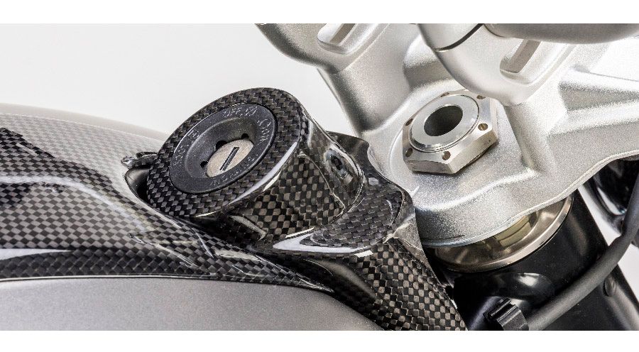 BMW R nine T Carbon Ignition Lock Cover