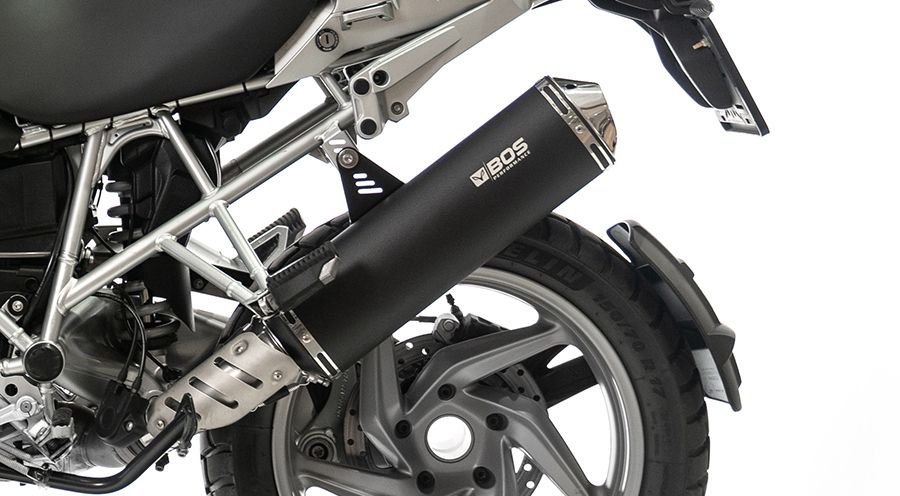 BOS Oval 120 exhaust for BMW R1200GS & Adventure (2004-2009 ...