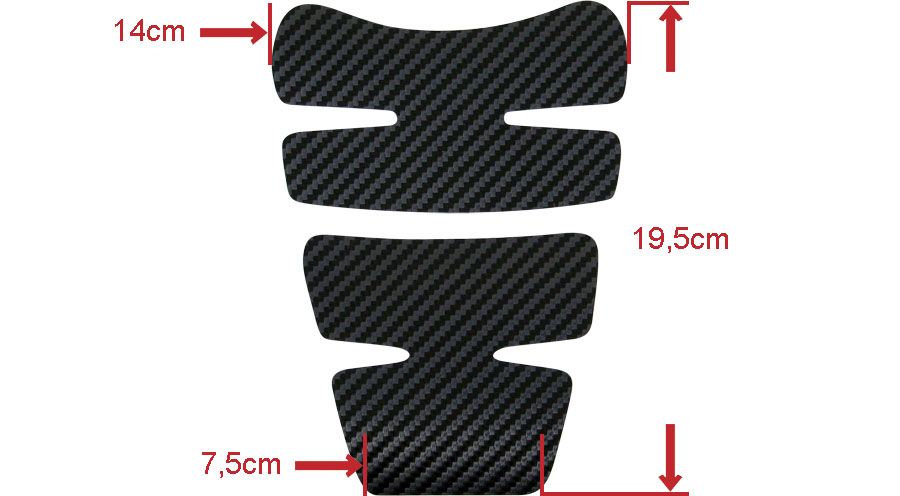Tankpad TA Honda Varadero 125 250 1000 argent autocollant de réservoir