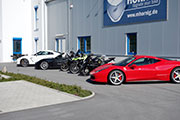 BMW R1200GS, BMW R1200GS LC 2013, BMW S1000RR, Ferrari 458 Italia, Nissan GTR 700PS vs Roding Roadster