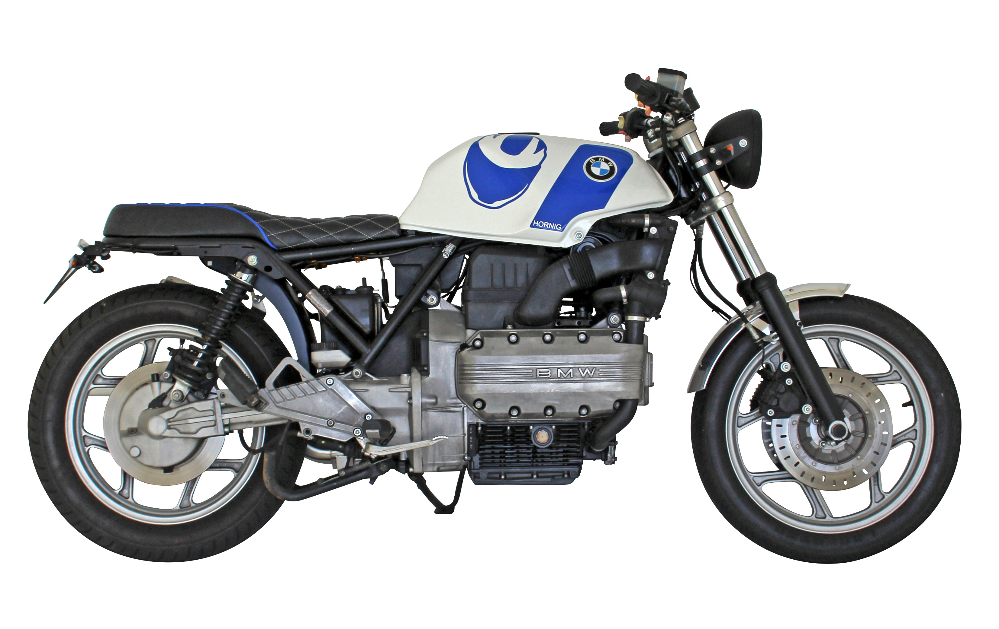 Bmw K100rs Cafe Racer By Hornig Trendy Retro Look With Tuv Approval Motorcycle Accessory Hornig Parts For Your Bmw Motorrad