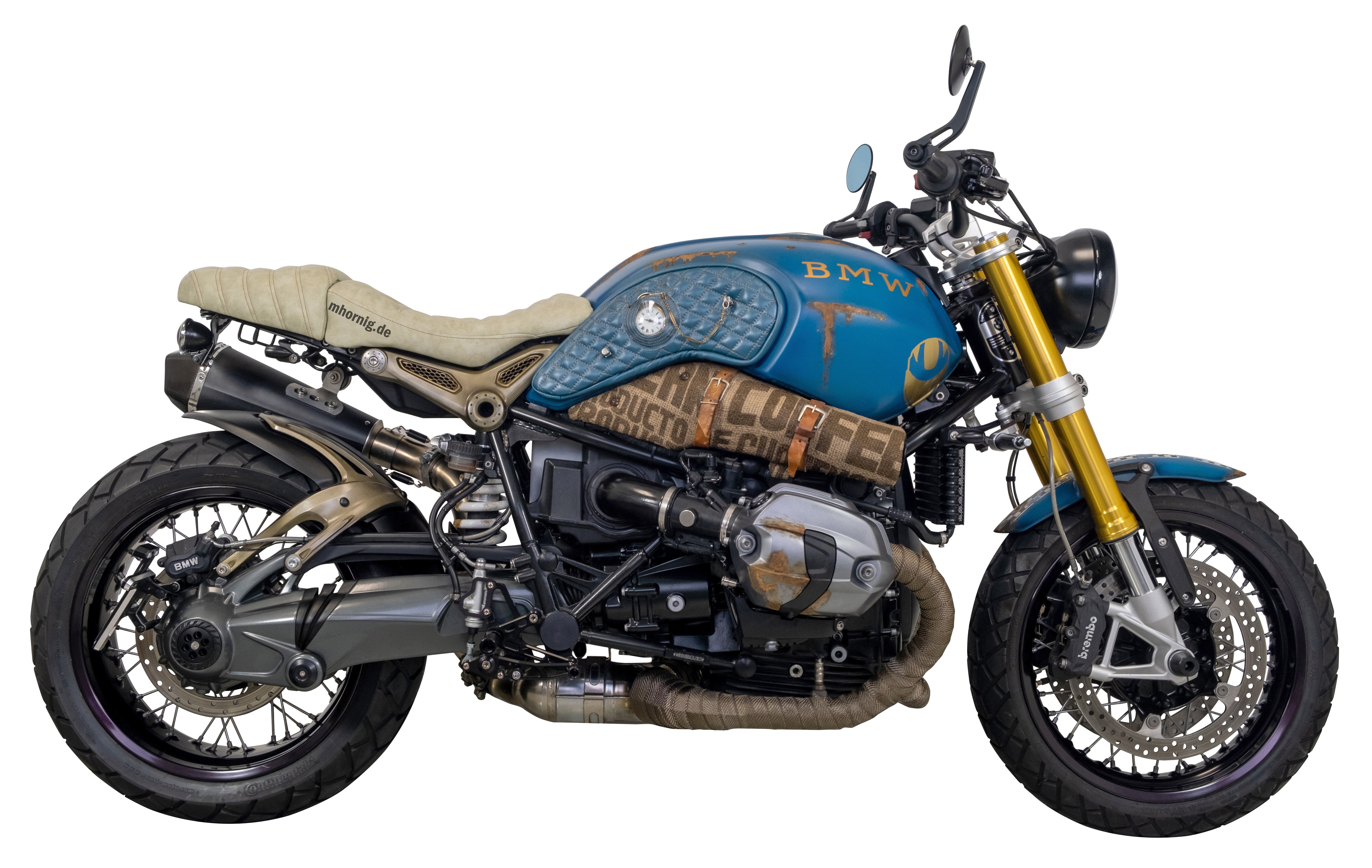 BMW RnineT conversion by Hornig unique old school look for the Heritage  roadster, Motorcycle Accessory Hornig