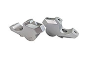 Handlebar risers with offset for BMW R1300R