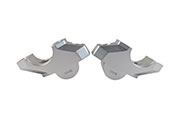 Handlebar risers with offset for BMW R1300R